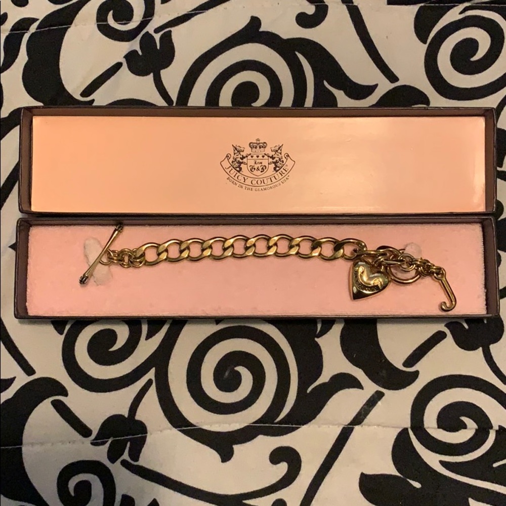 Juicy Couture Banner Heart Starter Bracelet